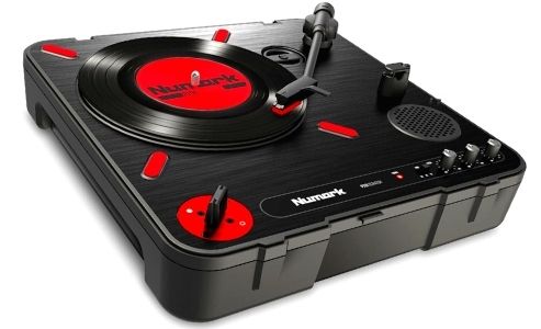 Numark PT01 DJ Turntable with Built-In Speaker